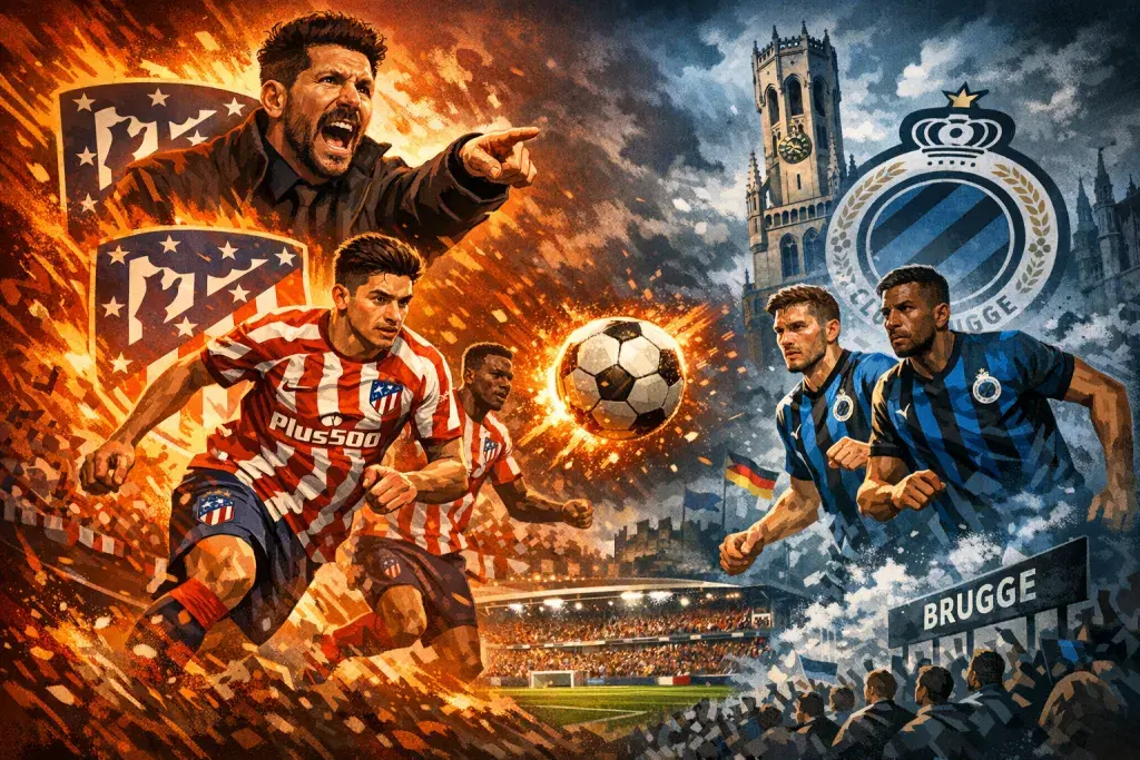 Atletico Madrid Carry Momentum Into Belgium Seeking European Advantage